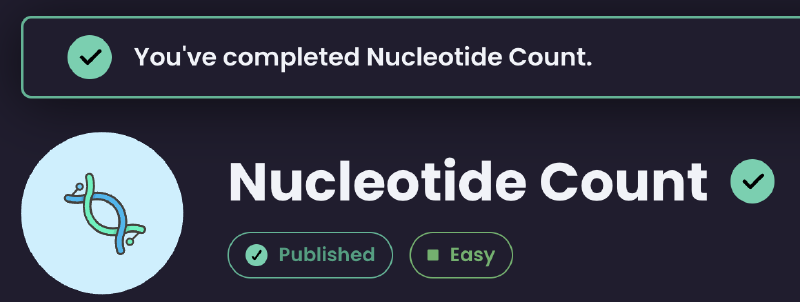 Featured image of post Nucleotide Count